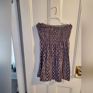 Strapless summer dress